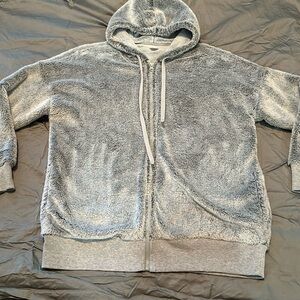 SOLD 
Aerie Fuzzy zip up